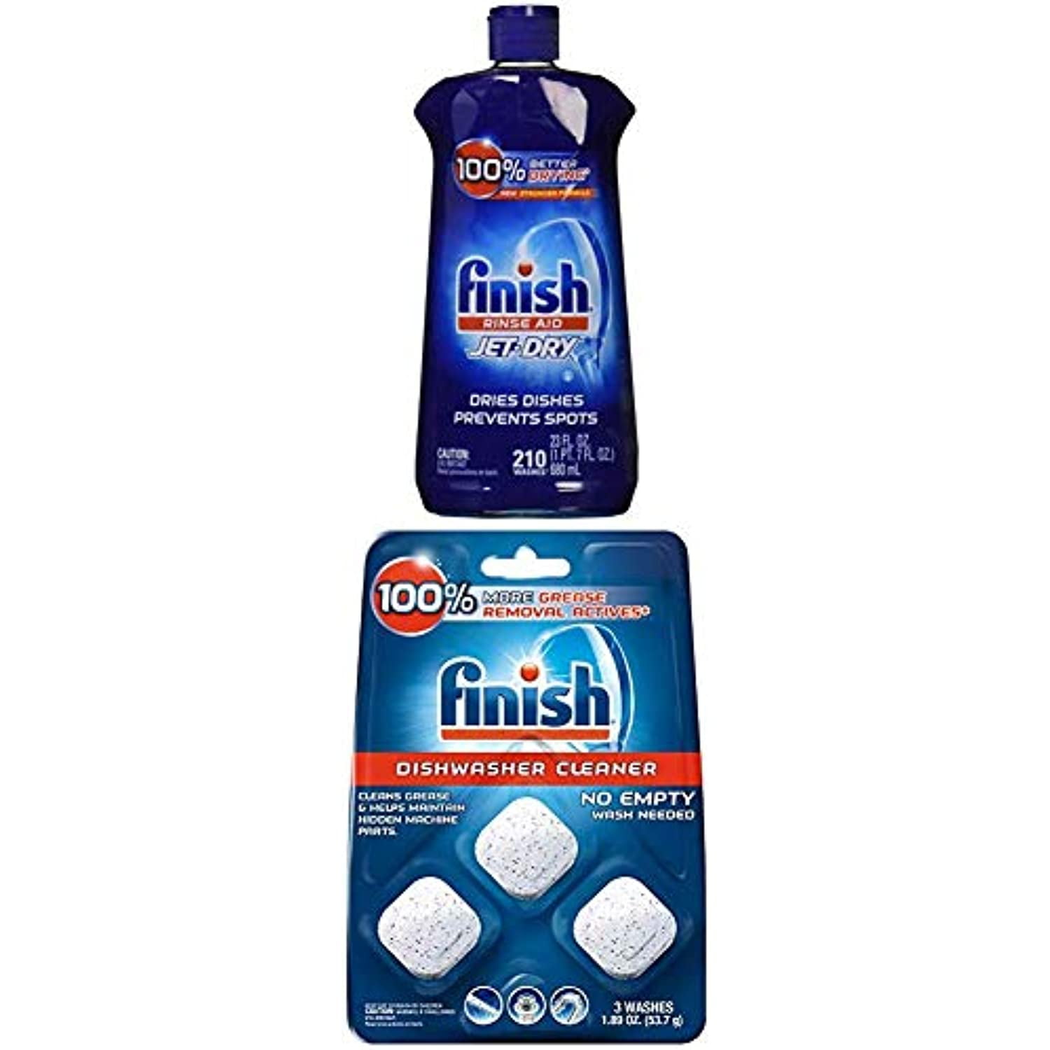 Finish JetDry Rinse Aid, 23Oz, Dishwasher Rinse Agent & Drying Agent