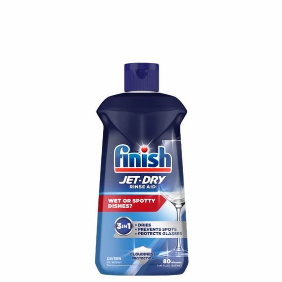 Finish Jet-Dry Rinse Aid 8.45 fl oz (Pack of 32)