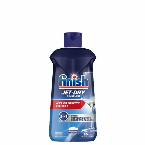 Finish Jet-Dry Rinse Aid 8.45 fl oz (Pack of 7)