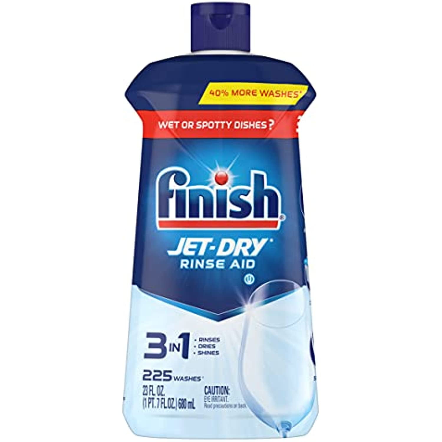 Finish JetDry Rinse Aid, Dishwasher Rinse Agent And Drying Agent, 23