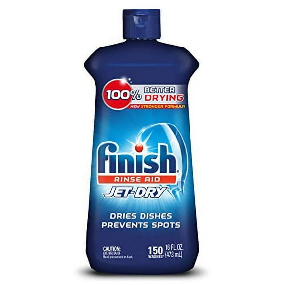 Finish Jet-Dry Rinse Aid Dishwasher Rinse Agent & Drying Agent, 16 oz