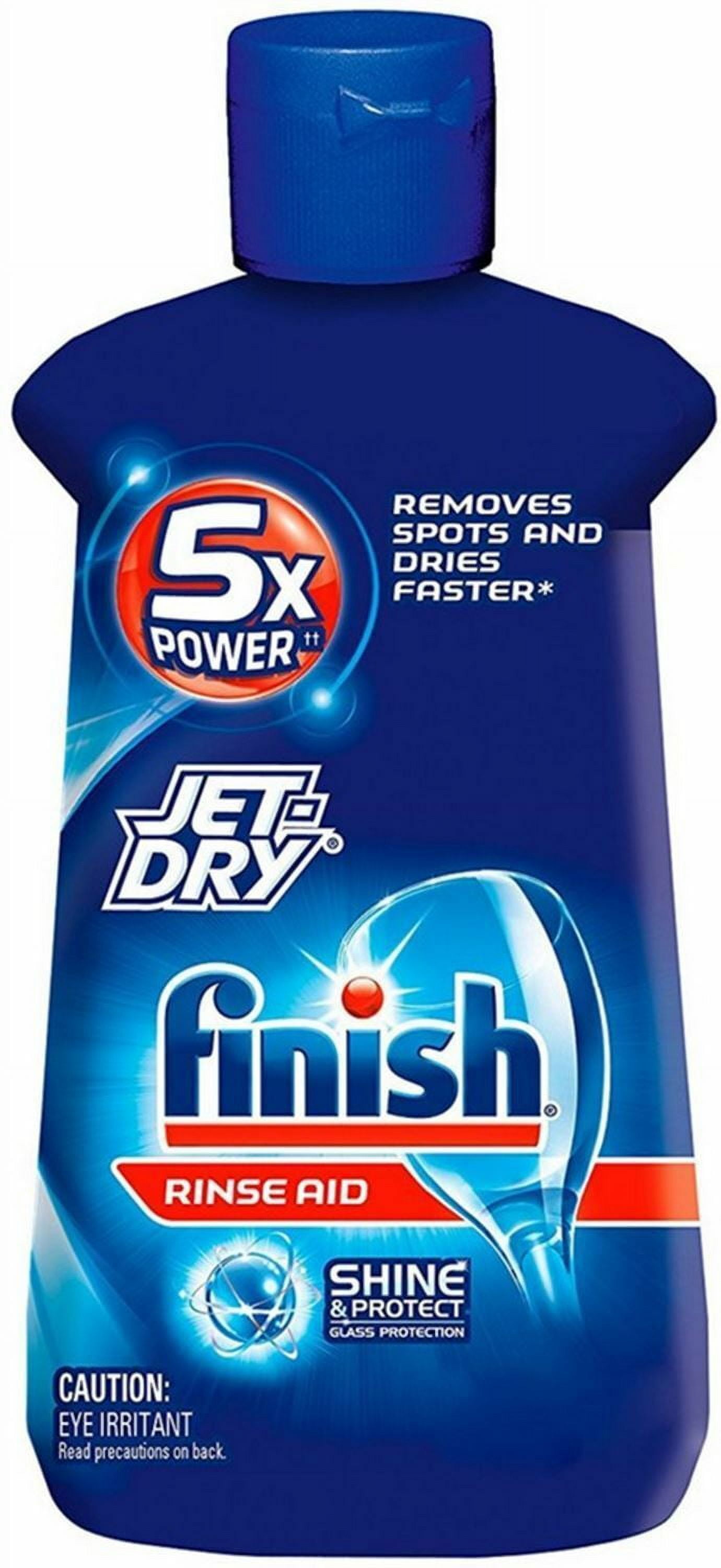 Finish Jet-Dry Rinse Aid-16oz. (155 Washes)-Rinses, Dries