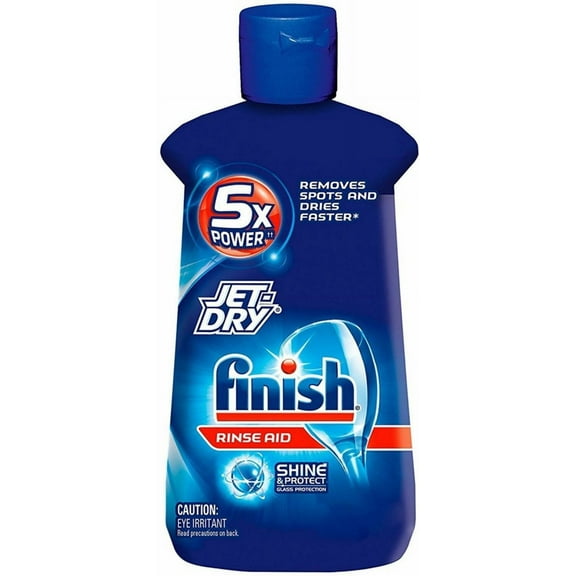 Finish Jet-Dry Rinse Aid, Dishwasher Rinse Agent & Drying Agent, 8.45 oz (Pack of 3)