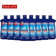Finish Jet-Dry Rinse Aid, Dishwasher Rinse Agent & Drying Agent 8.45 oz Pack of 8