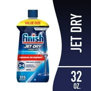 Finish Jet-Dry Rinse Aid,Dishwasher Rinse Agent and Drying Agent, 32 oz
