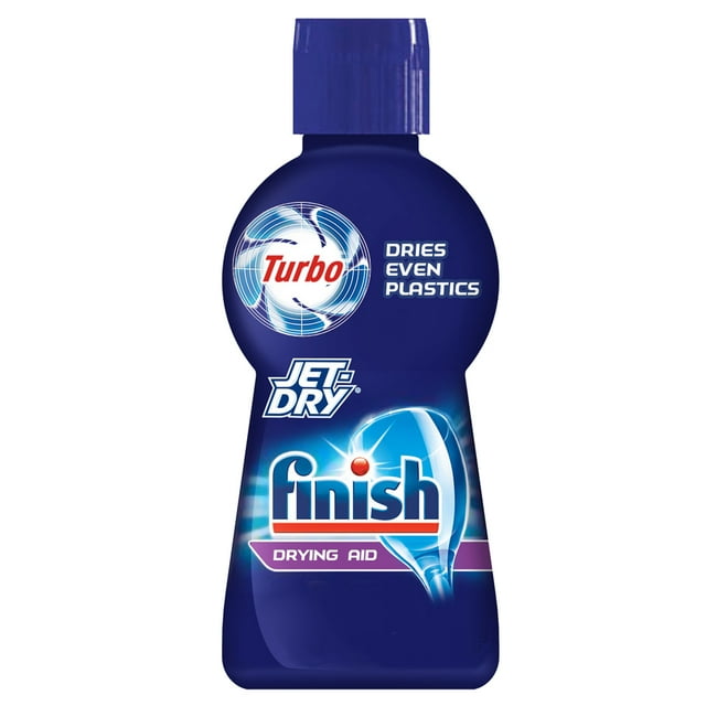 Finish JetDry Turbo Dry, 6.76oz, Dishwasher Drying Aid, Dries Even