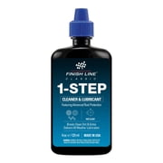 Finish Line 1-Step Bicycle Chain Cleaner & Lubricant 4 Oz. Squeeze Bottle