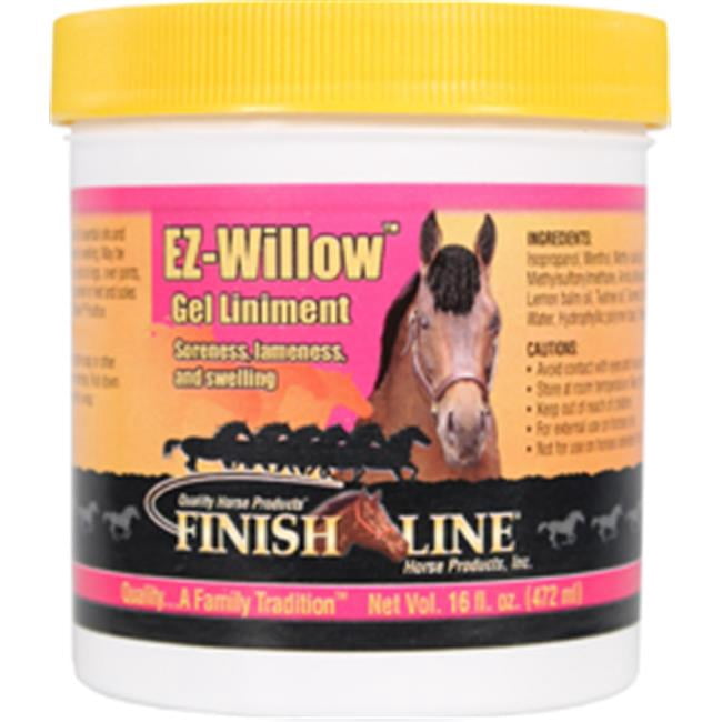 Finish Line 129100 Ez-Willow Gel Liniment, 16 Oz.