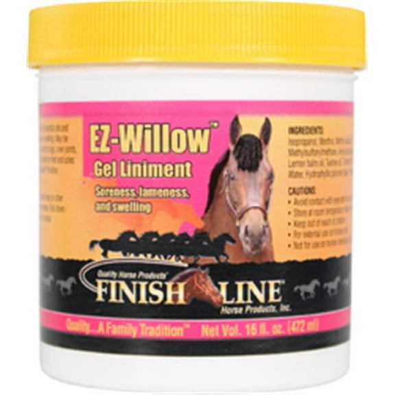 Finish Line 129100 Ez-Willow Gel Liniment, 16 Oz.