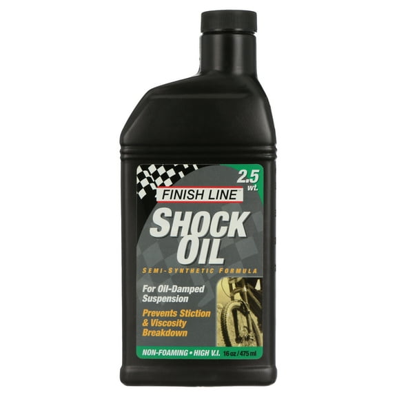 Finish Line 2.5wt Bicycle Suspension Shock Oil 16 Oz. Bottle