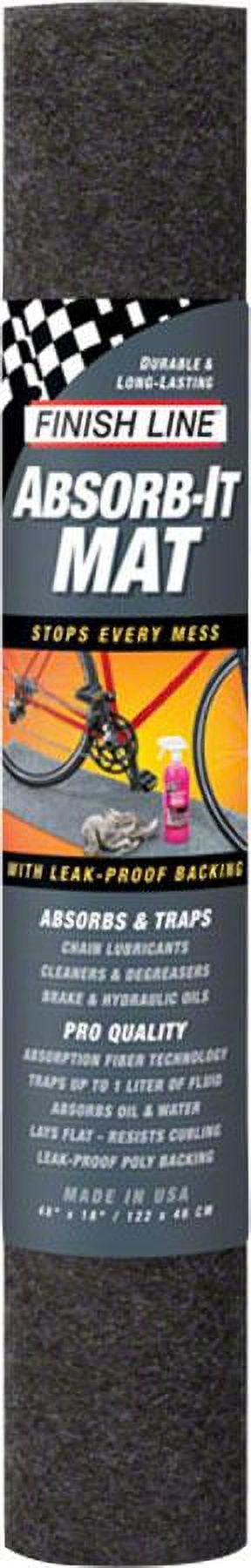 Finish Line Absorb-It Bike Shop Mat, Large 36" x 60"