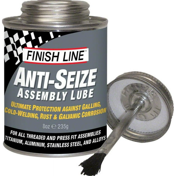 Finish Line Bike Shop Anti-Seize Assembly Lubricant: 8 Oz. with brush applicator