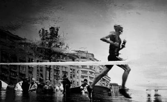 Finish Line Canvas Art - Mirela Momanu (12 x 18)
