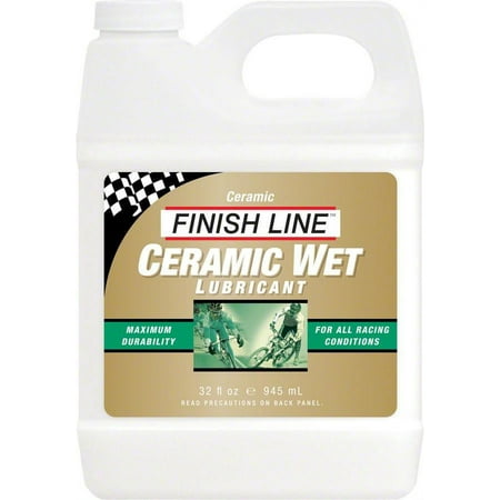 Finish Line Ceramic Wet Bicycle Lube, 32 Oz.
