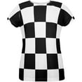 thumbnail image 1 of Finish Line Checkered Flag All Over Womens T-Shirt - Small, 1 of 2