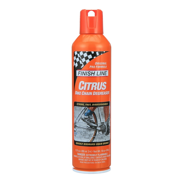 Finish Line Citrus Bike Degreaser 12 oz Aerosol Spray