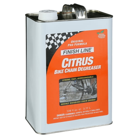 Finish Line Citrus Bike Degreaser, 1 Gallon, Biodegradable Bicycle Cleaner