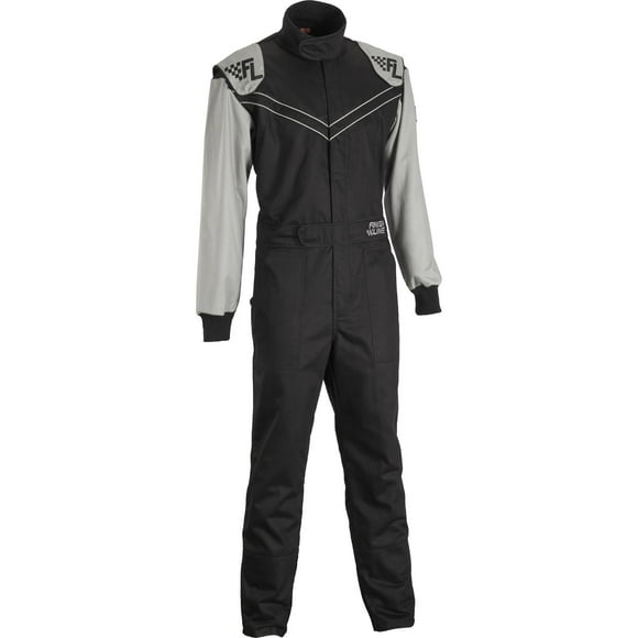 Finish Line Double-Layer SFI-5 One-Piece Racing Suit, Black Small