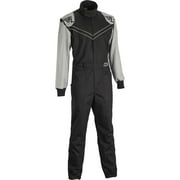 Finish Line Double-Layer SFI-5 One-Piece Racing Suit, Grey XXL
