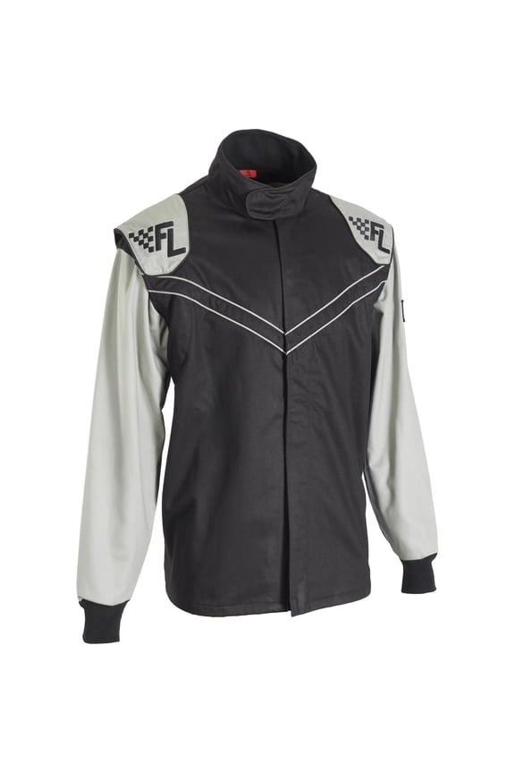 Double-Layer SFI-5 Racing Suit Jacket, Grey Medium
