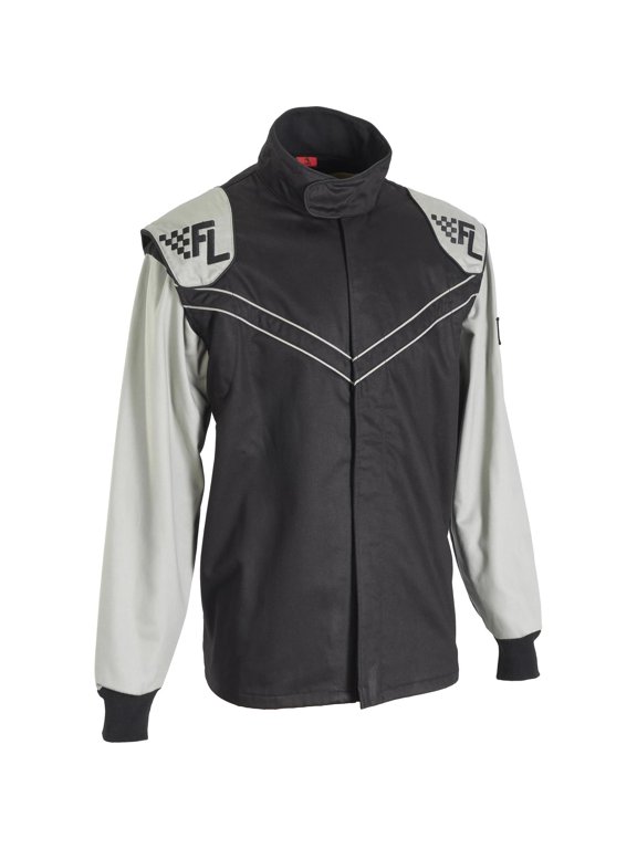 Double-Layer SFI-5 Racing Suit Jacket, Grey Medium