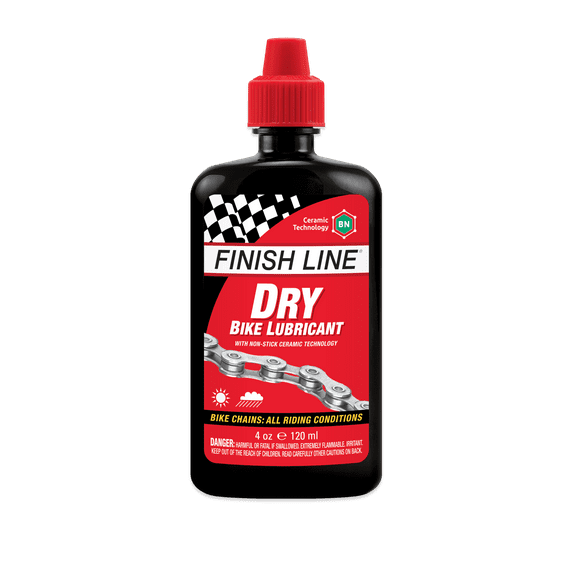 Finish Line Dry Lube with Non-Stick Ceramic Technology for Bicycles, 4 oz, Single Pack