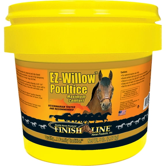 Finish Line EZ-Willow Maximum Comfort Horse Poultice, 5 Lb