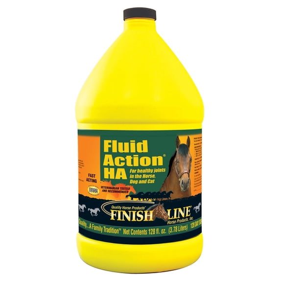 Finish Line Fluid Action Ha Joint Therapy Horse Supplement, 128 Fl Oz