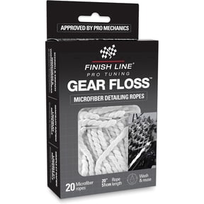 Finish Line Gear Floss Bicycle Cleaner & Degreaser, Microfiber Rope