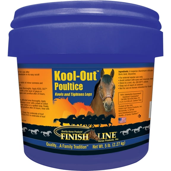 Finish Line Kool-Out Poultice Horse Supplement, 5 lb