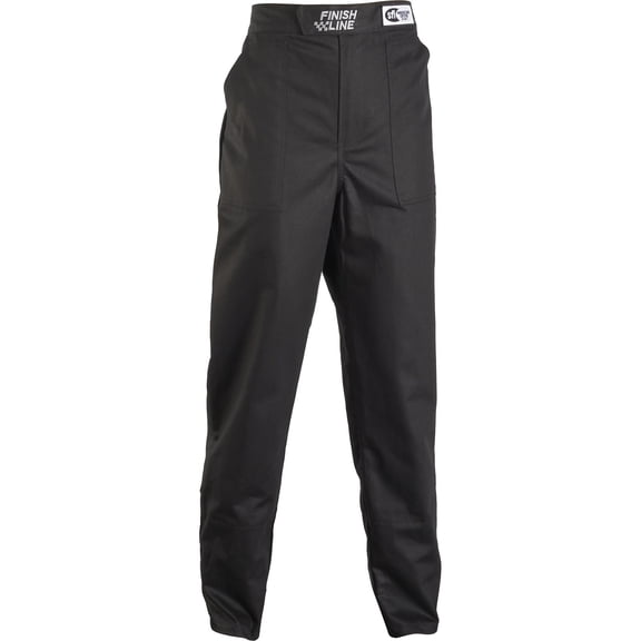 Finish Line One-Layer SFI-1 Premium Racing Suit Pants, Grey XL