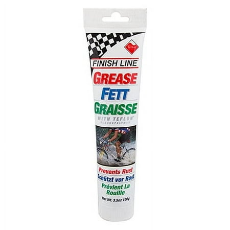 Finish Line Premium Bicycle Grease made with Teflon Fluoropolymer, 3.5 Ounce