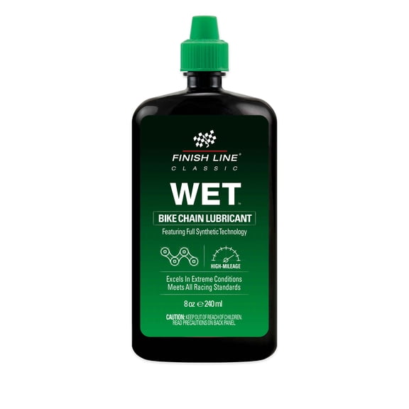 Finish Line WET Synthetic Bicycle Lubricant, 8 oz