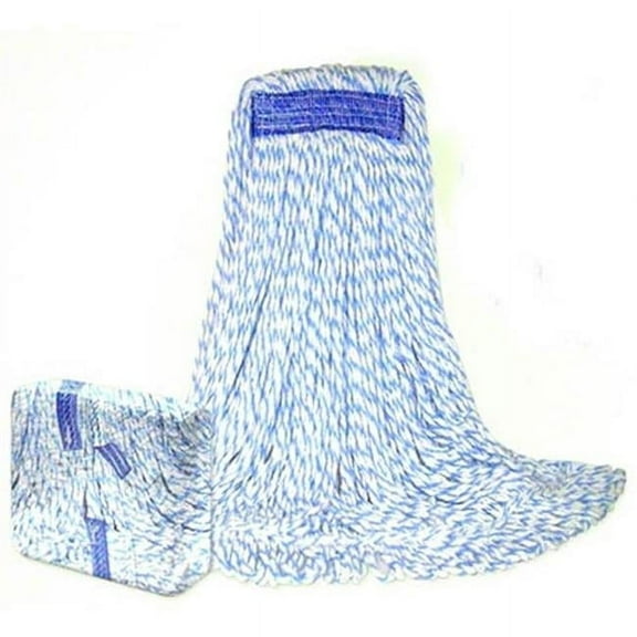 Finish Mop, Launderable Candy Cane Style Looped End  Small