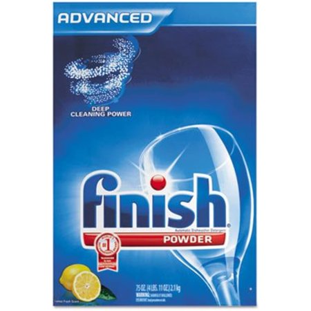 Finish Powder Dishwasher Detergent, Lemon Fresh Scent, 75 Ounce(Pack Of 1)