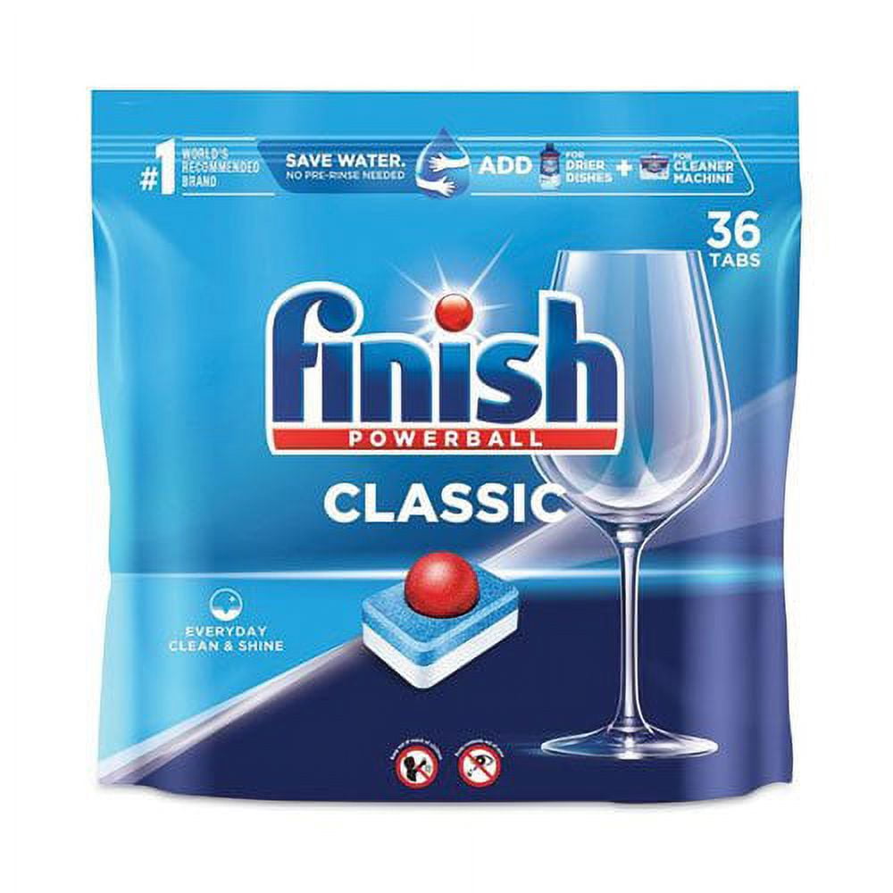 Finish Powerball Dishwasher Tabs - Tablet - Fresh Scent - 94 / Box - 4 /  Carton - Multi | Bundle of 2 Cartons