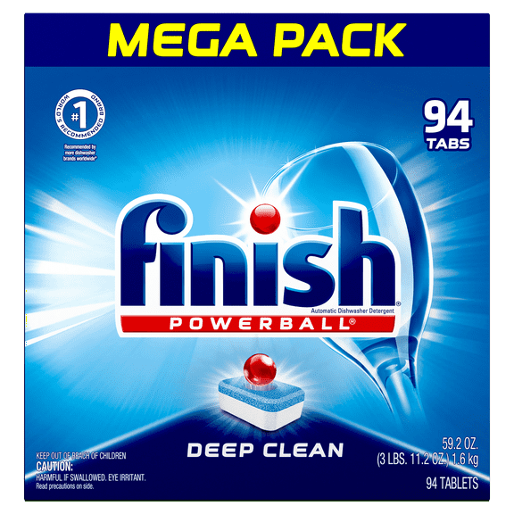 Finish All in 1 Powerball Fresh, 94ct, Dishwasher Detergent Tablets