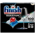 thumbnail image 1 of Finish Powerball Quantum Dishwasher Detergent Tabs, 100-count, 1 of 2