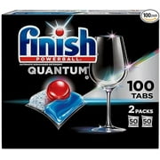 Finish Powerball Quantum Dishwasher Detergent Tabs, 100-count