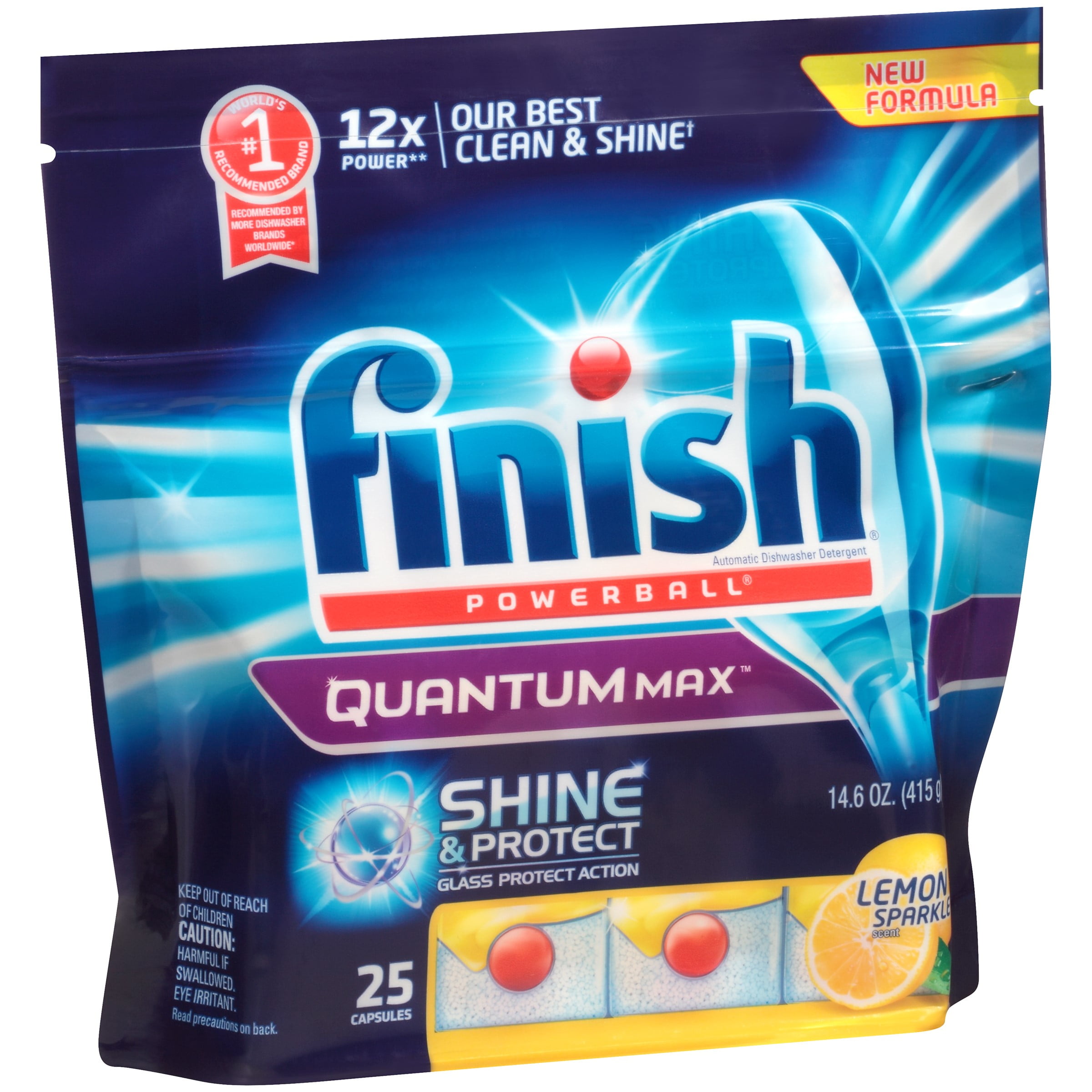 Finish Ultimate Plus Infinity Shine - 62 Count - Dishwasher Detergent -  With Protector Shield and CycleSync™ Technology - Dishwashing Tablets -  Dish