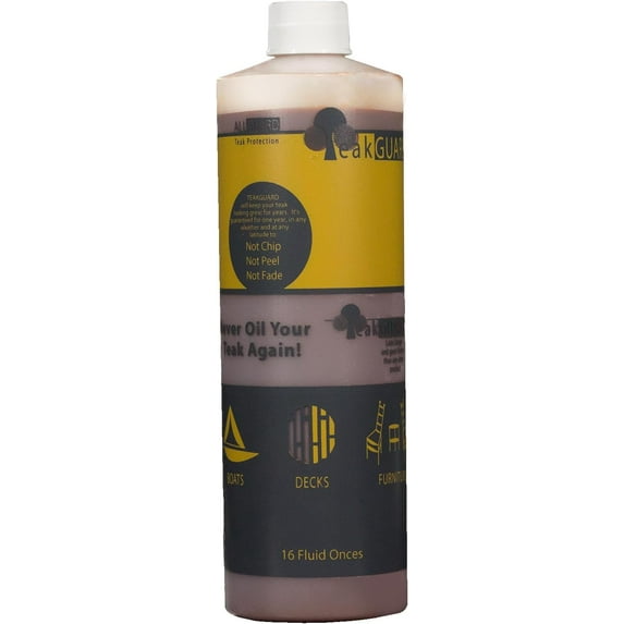 Finish, Premium Teak Cleaner and Brightener, Water-Based, Oil-Free Wood Restorer & Protectant, Safe & Easy to Use Teak Sealer & Polisher for Outdoor & Indoor Wood Furniture, 16 oz