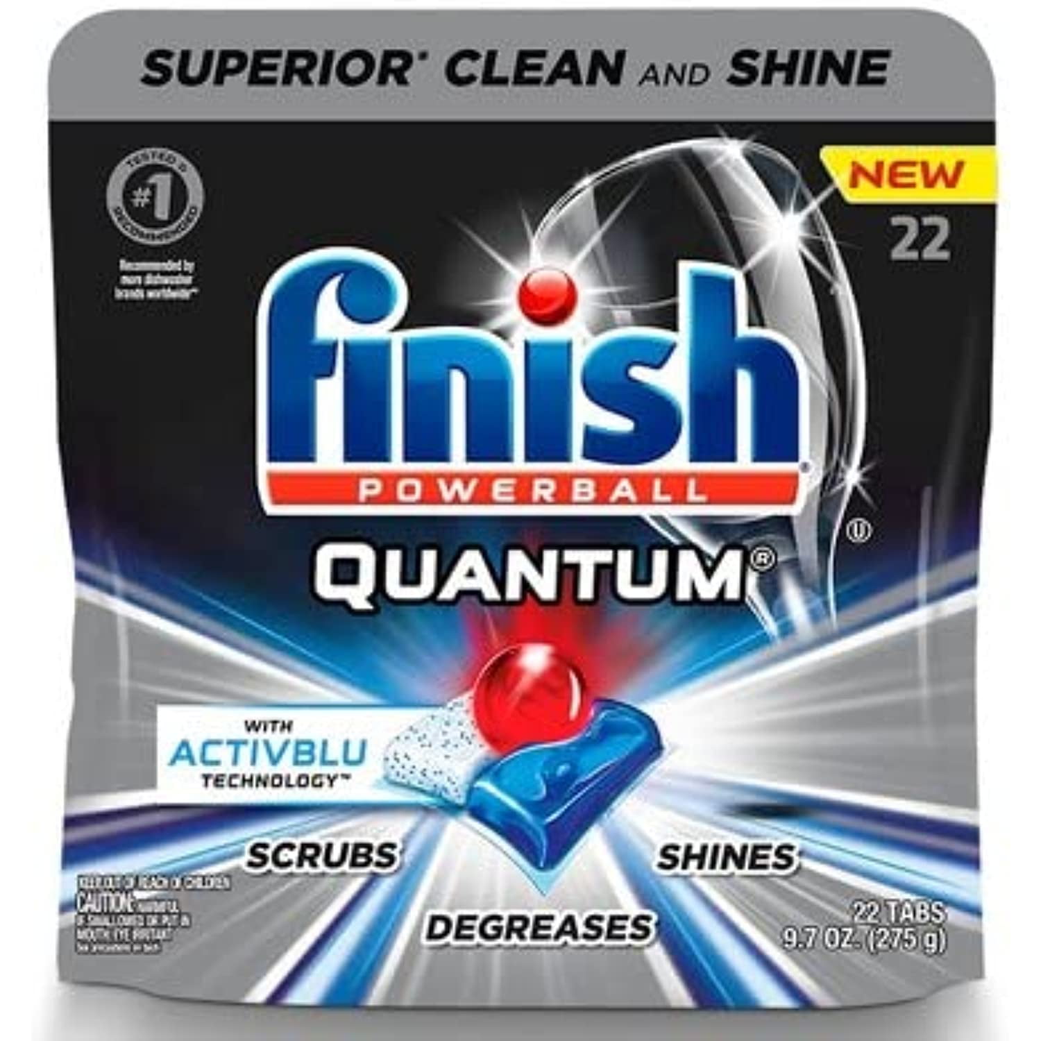 Finish Powerball Quantum Ultimate Dishwasher Tablets, Original