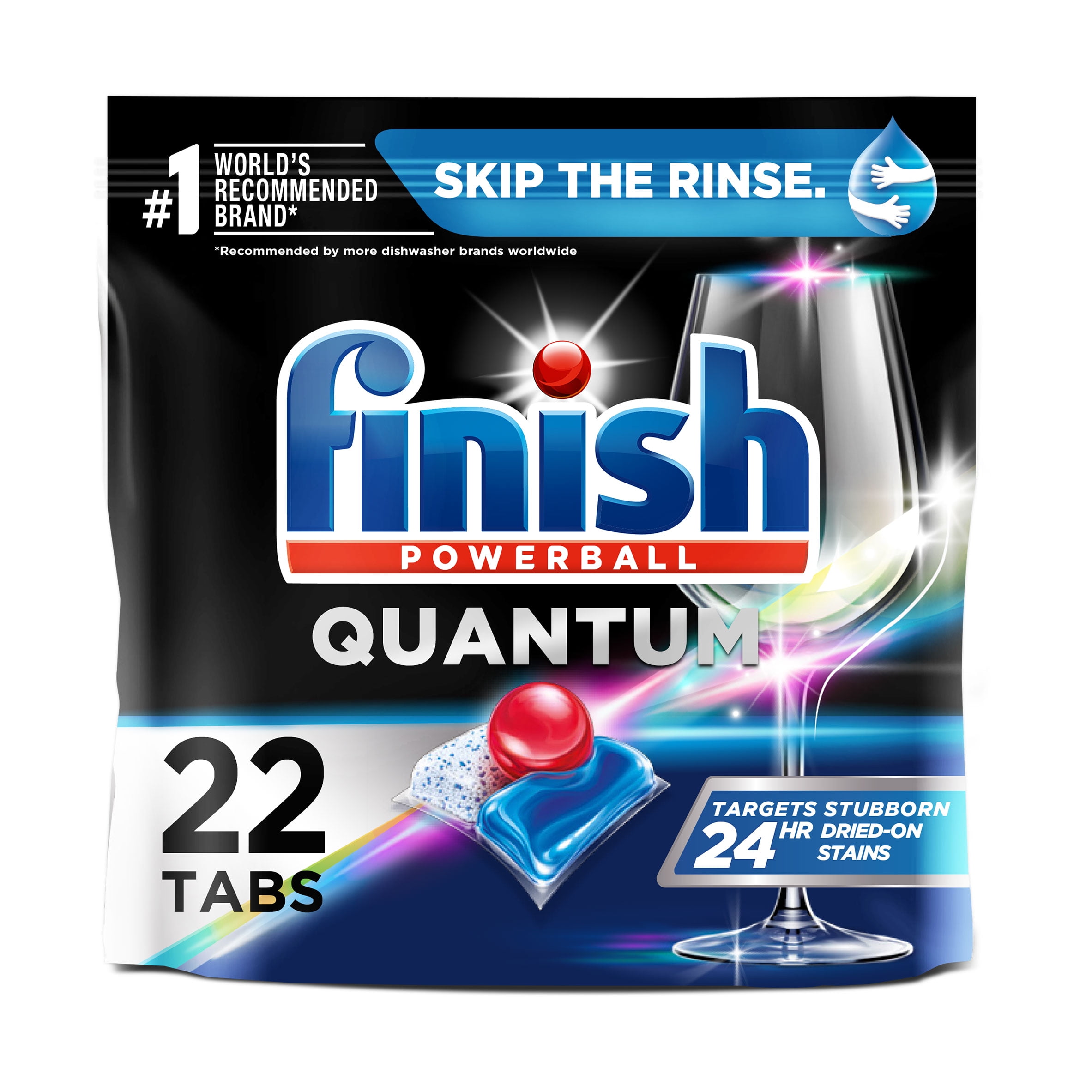 Finish Quantum Liquid Powerball, 22ct, Advanced Clean & Shine