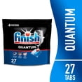 thumbnail image 1 of Finish Quantum Dishwasher Pods, No Pre-Rinse Dishwasher Detergent Tabs Soap, Advanced Clean, 27 Count, 1 of 10