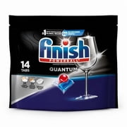 Finish Quantum Dishwasher Detergent, Advanced Clean & Shine Dishwashing Tablets, 14 Count 4 Pack
