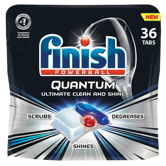 Finish Quantum Max Powerball Dishwasher Detergent Tablets, 36 count