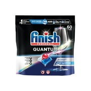 Finish Quantum with Activblu technology 60ct, Dishwasher Detergent Tabs, Ultimate Clean and Shine