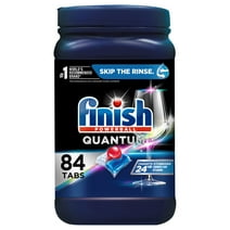 Finish Quantum with Activblu technology 84ct, Dishwasher Detergent Tabs, Advanced Clean and Shine