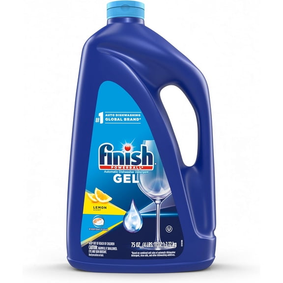 Finish Scent Gel Automatic Dishwasher Detergent, Lemon, 75 Ounce by Finish