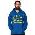 thumbnail image 1 of Finish Strong Bible Scripture Quote Unisex Plus Size Hoodie Brisco Brands 5X, 1 of 6